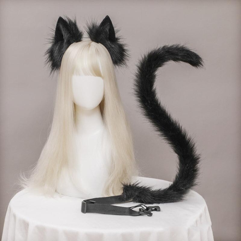 Cute Cosplay Cats Themed Plush Ear Bands and Tails (20+ Designs) Cosplay & Accessories