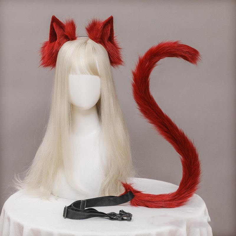 Cute Cosplay Cats Themed Plush Ear Bands and Tails (20+ Designs) Cosplay & Accessories