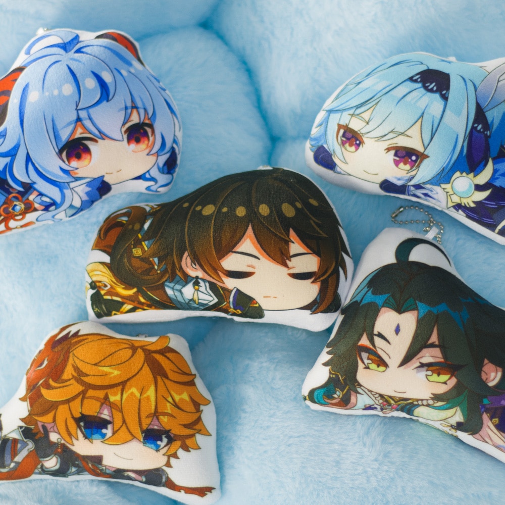 Genshin Impact – Different Characters Themed Cute and Soft Pillow Dolls/Plushies (15+ Designs) Dolls & Plushies