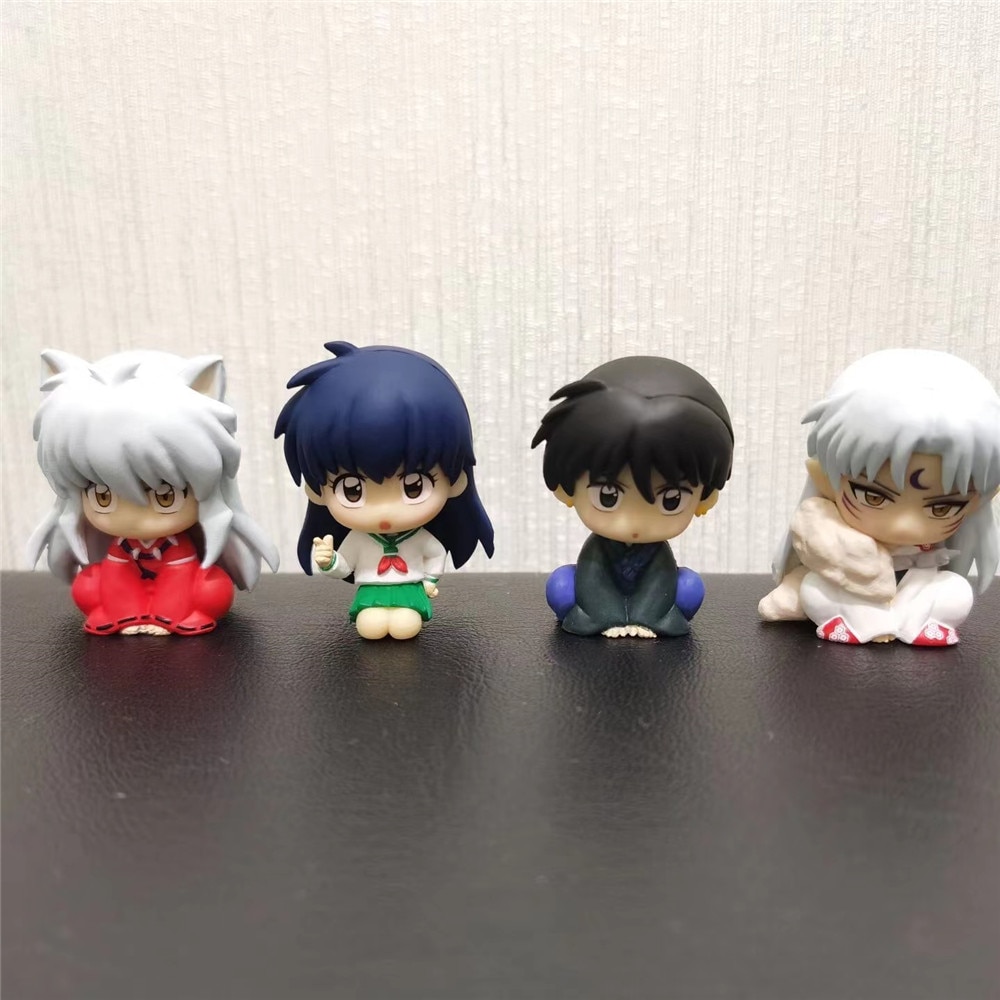 Inuyasha – Different Characters Themed Cute PVC Action Figures (Set of 4) Action & Toy Figures