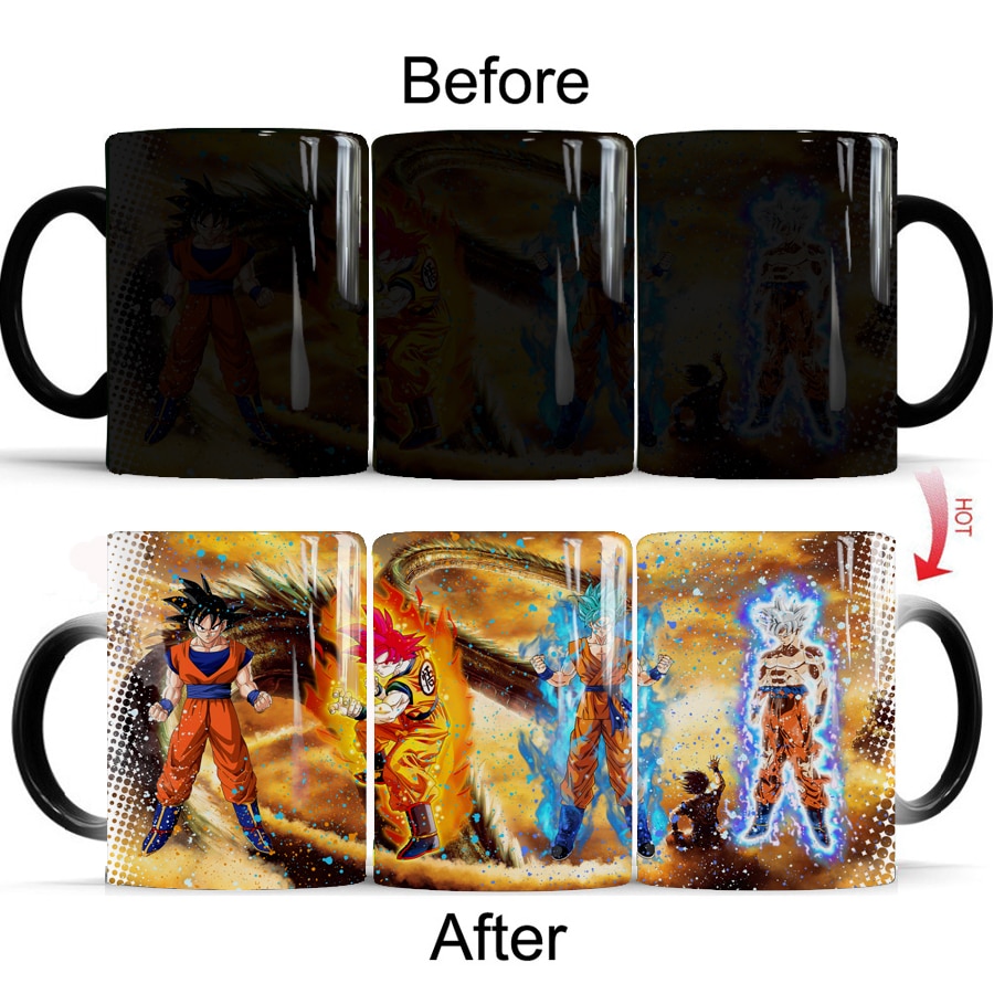 Dragon Ball – Goku Themed Premium and Stylish Color Changing Mug Mugs
