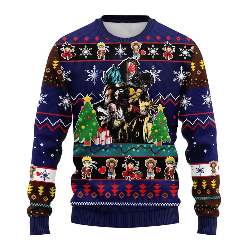 Dragon Ball – Different Badass Characters Themed Christmas Sweatshirts (7 Designs) Hoodies & Sweatshirts