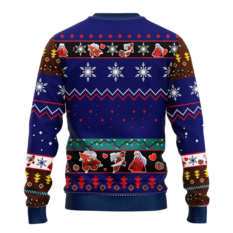 Inuyasha – Inuyasha Themed Comfortable Christmas Sweatshirt Hoodies & Sweatshirts