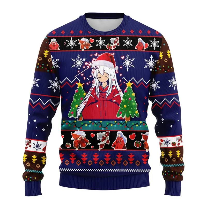 Inuyasha – Inuyasha Themed Comfortable Christmas Sweatshirt Hoodies & Sweatshirts