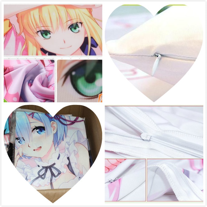 Re:Zero − Starting Life in Another World – Emilia Themed Cute and Soft Dakimakura Hugging Body Pillow Cover Bed & Pillow Covers