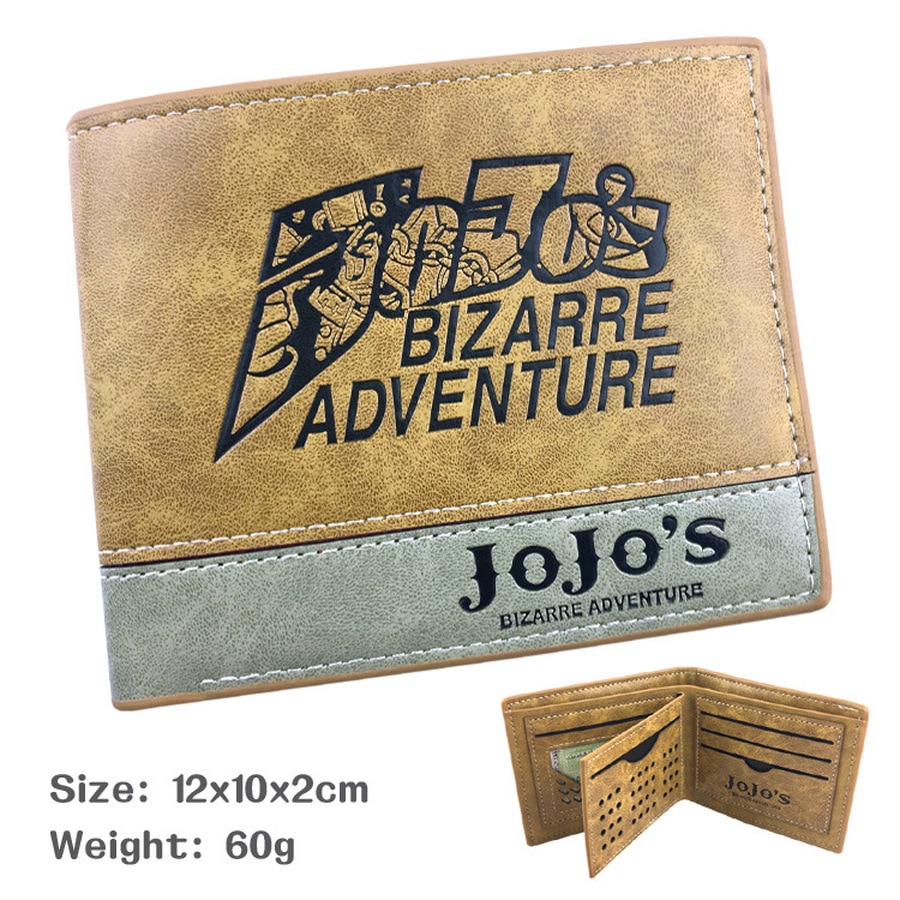 JoJo’s Bizarre Adventure – Anime Themed Luxurious Leather Wallets (2 Designs) Wallets