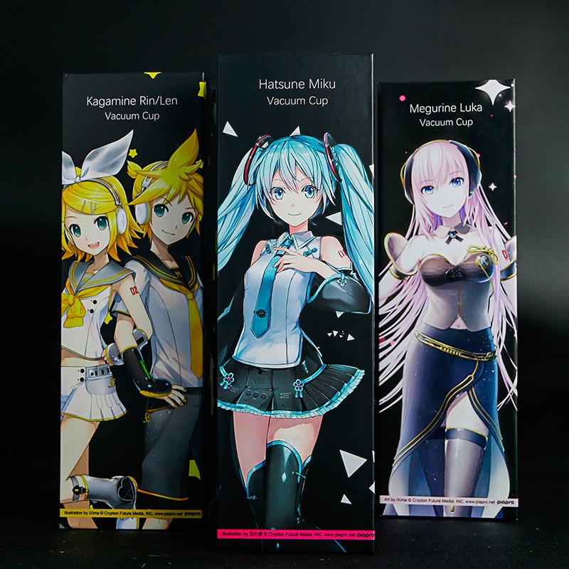 Hatsune Miku, Kagamine Rin/Len, Megurine Luka Themed LED Display Water Bottles (3 Designs) Lunch Boxes