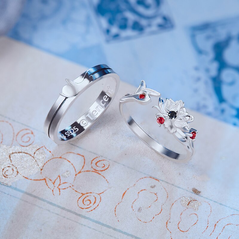Grandmaster of Demonic Cultivation – Sterling Silver Beautiful Rings (2 Designs) Rings & Earrings