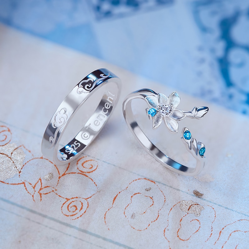 Grandmaster of Demonic Cultivation – Sterling Silver Beautiful Rings (2 Designs) Rings & Earrings