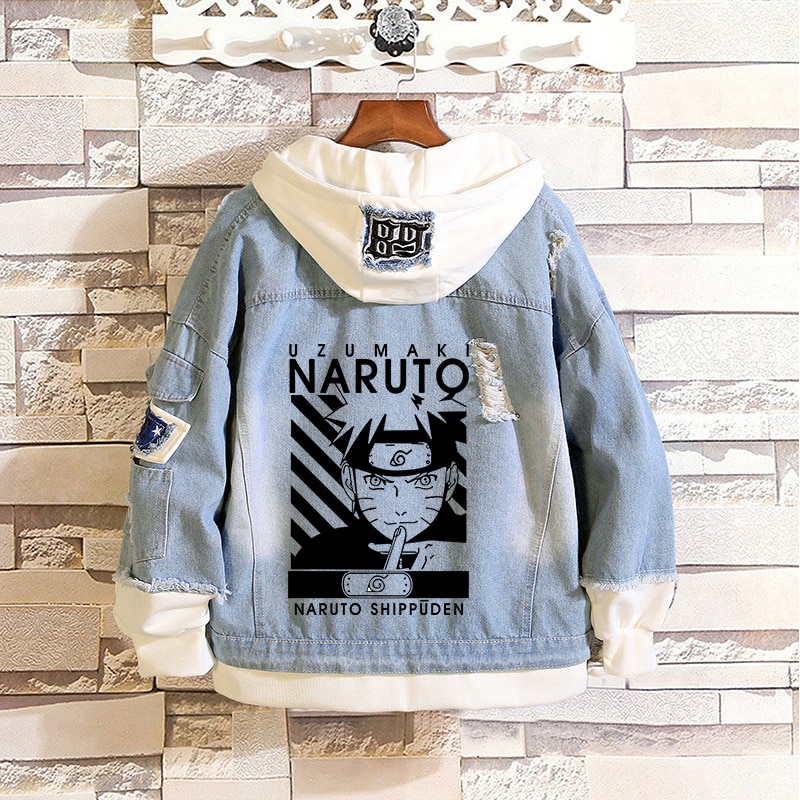 Naruto – All Amazing Characters Themed Stylish Denim Jackets (30 Designs) Jackets & Coats