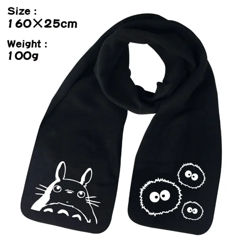 My Neighbor Totoro – Totoro and No Face Themed Mufflers/Scarves (2 Designs) Caps & Hats