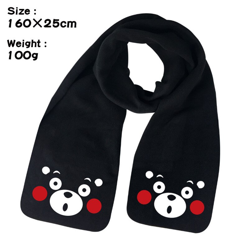 Danganronpa – Kumamon Bear Themed Cute Mufflers/Scarves (3 Designs) Caps & Hats