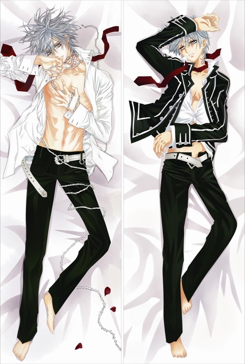 Vampire Knight – Zero Kiryu Themed Dakimakura Hugging Body Pillow Cover Bed & Pillow Covers