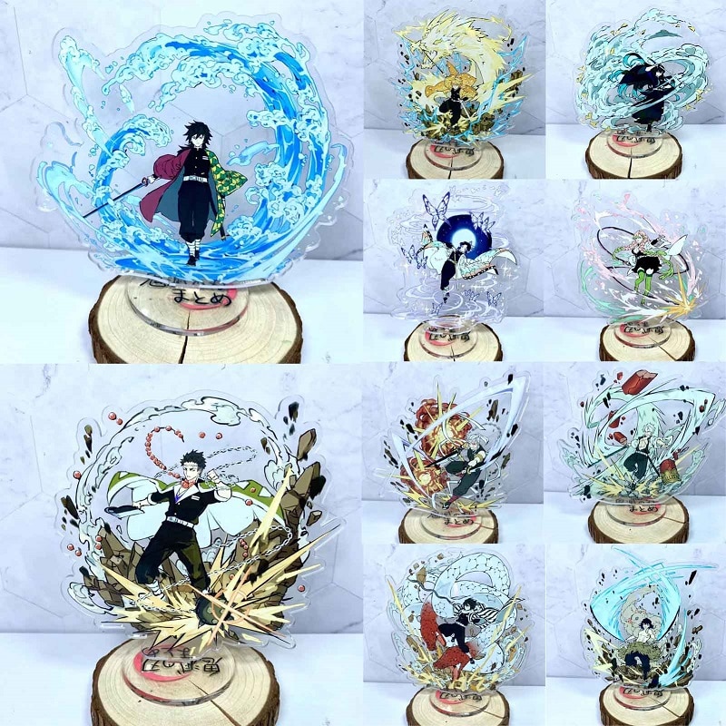 Demon Slayer – All Badass Characters Themed Acrylic Stands (20+ Designs) Action & Toy Figures