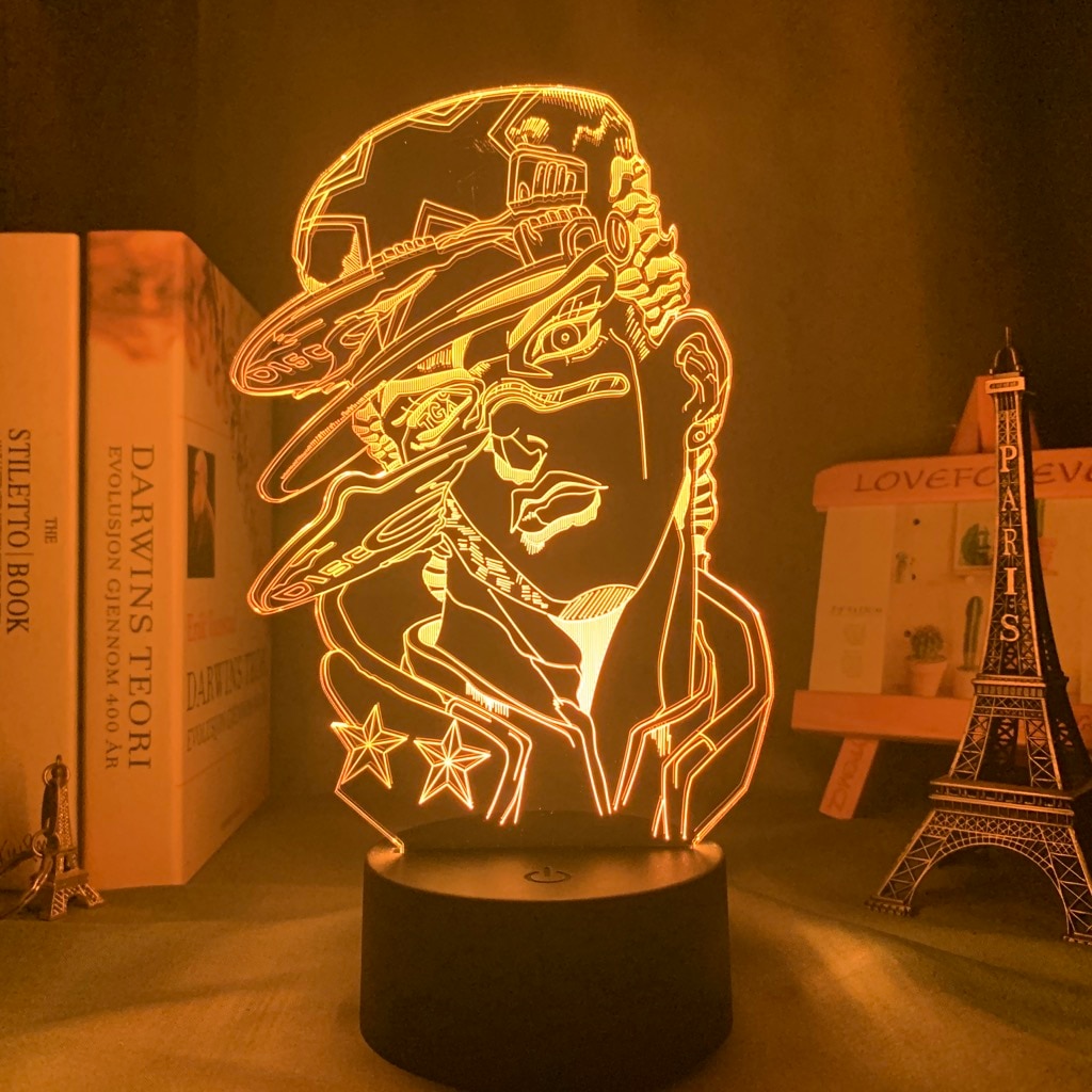 JoJo’s Bizarre Adventure – Different Characters Themed Premium LED Lamps (7/16 Colors) Lamps