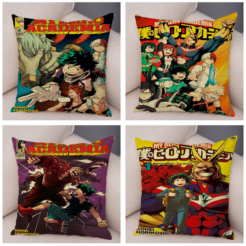 My Hero Academia – Different Cool Characters Themed Cushion/Pillow Covers (45+ Designs) Bed & Pillow Covers