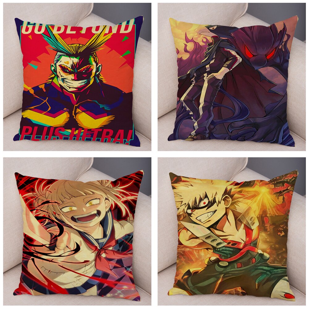 My Hero Academia – Different Cool Characters Themed Cushion/Pillow Covers (45+ Designs) Bed & Pillow Covers