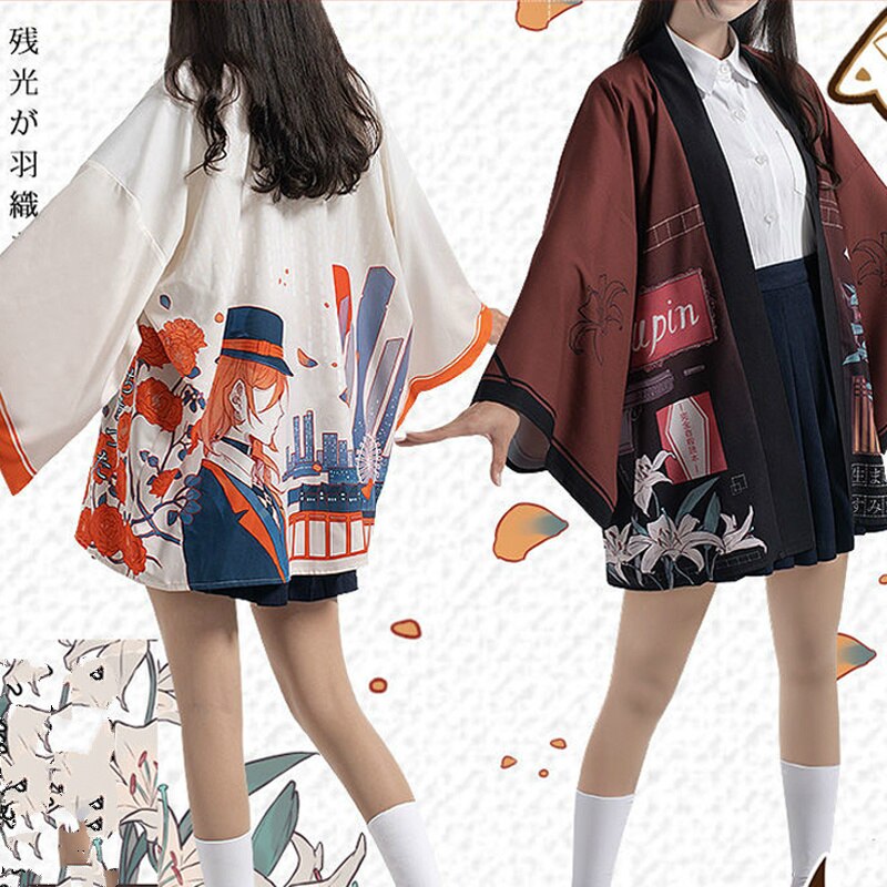 Bungo Stray Dogs – Dazai Themed Japanese Style Kimono (2 Designs) Cosplay & Accessories