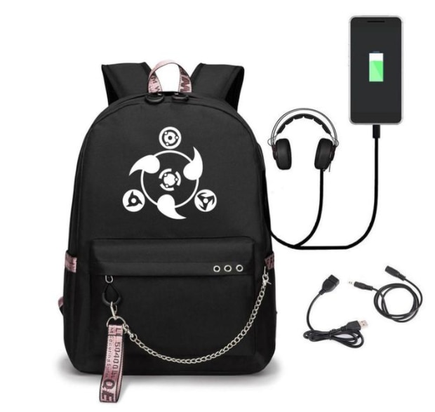 Naruto – Different Symbols Themed Badass School/Travel Backpacks (4 Designs) Bags & Backpacks