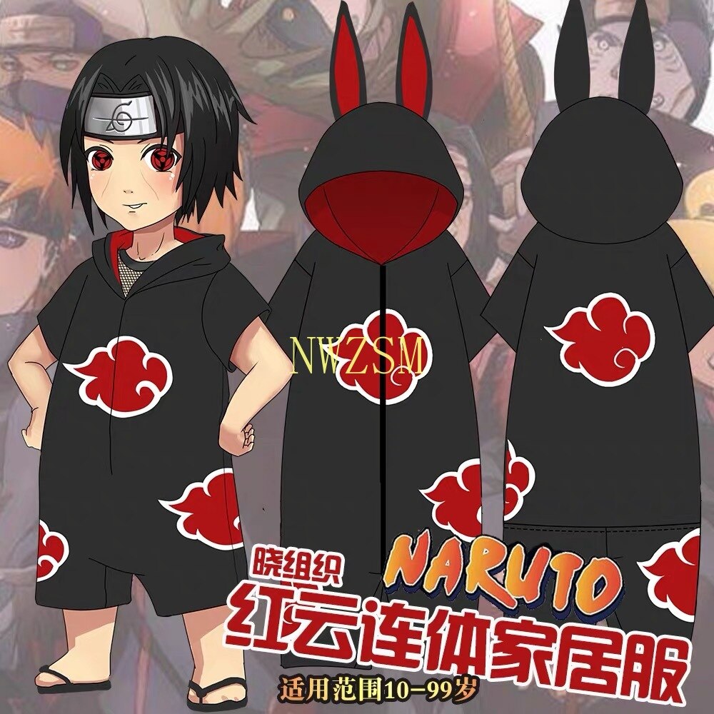 Naruto – Akatsuki Themed Premium Full Body Jumpsuits (2 Designs) Jumpsuits & Pajamas