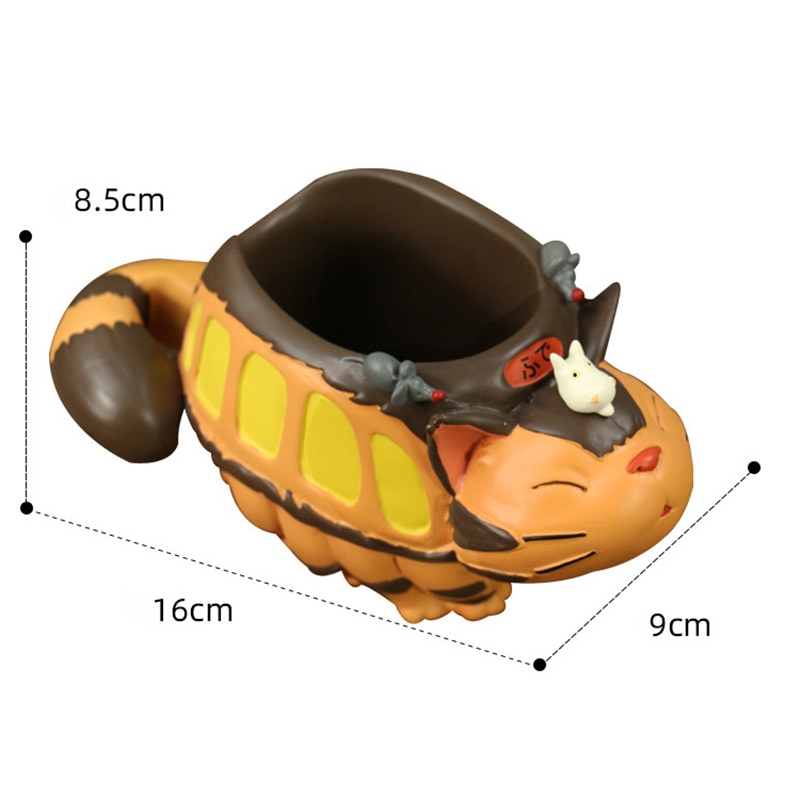 My Neighbor Totoro – Catbus Themed Cute Flower Pot (2 Designs) Action & Toy Figures
