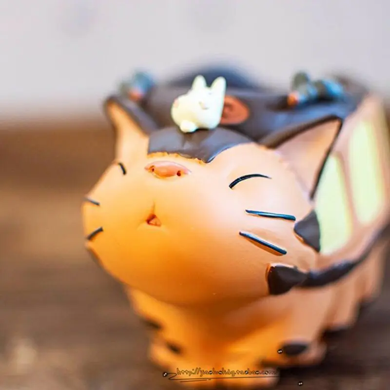 My Neighbor Totoro – Catbus Themed Cute Flower Pot (2 Designs) Action & Toy Figures