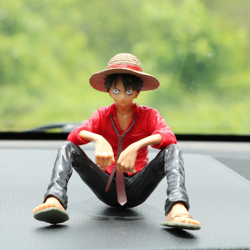 One Piece & OreGairu – Luffy & Yukino Themed Premium PVC Action Figures for Car and Home (4 Designs) Car Decoration