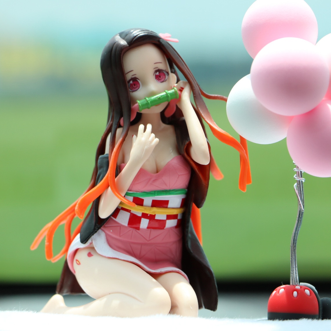 Demon Slayer – Nezuko Themed Cute PVC Action Figures for Car and Home (2 Designs) Car Decoration