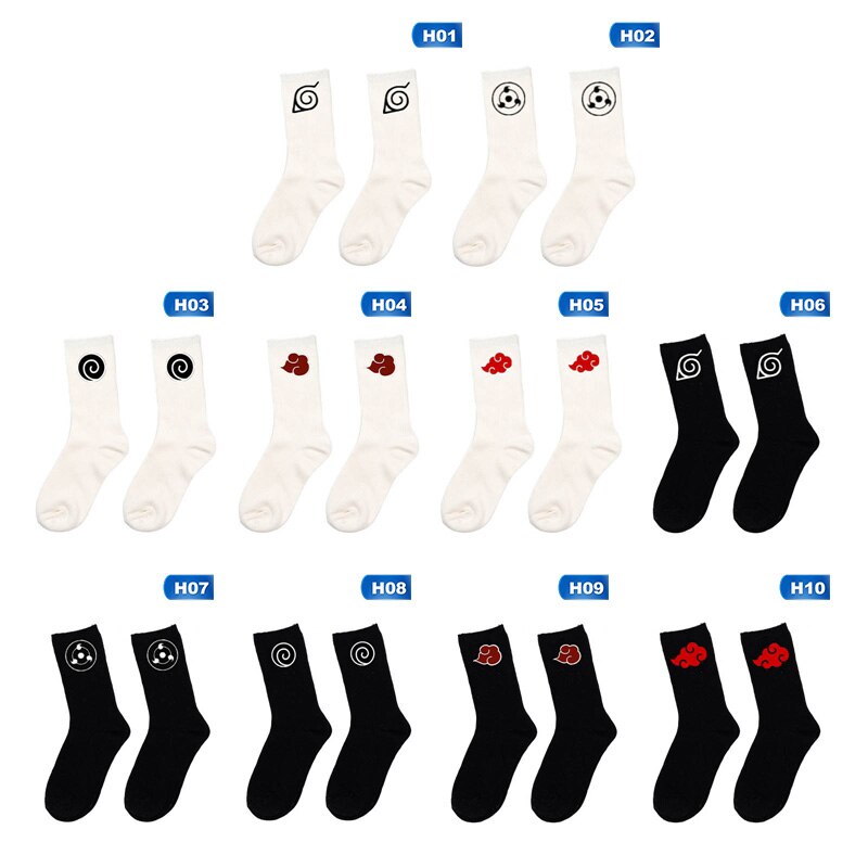 Naruto – Different Characters and Clans Themed Cotton Socks (8 Designs) Shoes & Slippers
