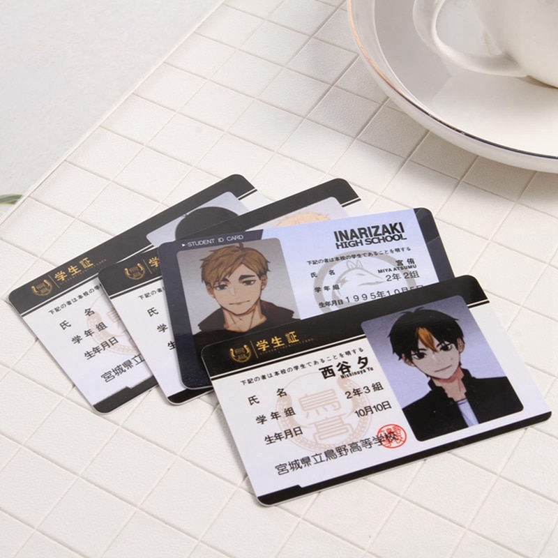 Haikyuu!! – All Amazing Characters Themed Professional School ID Cards (20+ Designs) Pens & Books