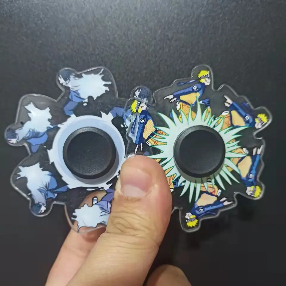 Cartoon Anime Running Fingertip Gyro Fidget Spinner Dynamic Anti Stress Toy  Kids | eBay
