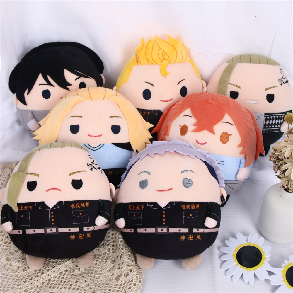 Tokyo Revengers – Different Chubby Characters Themed Cute Plush Dolls (7 Designs) Dolls & Plushies