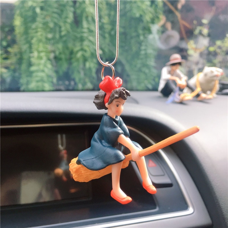 Kiki’s Delivery Service – Kiki on her Broom Themed Beautiful Car Pendant Car Decoration