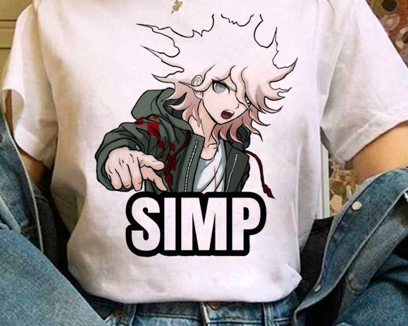 Danganronpa Nagito Komaeda Ouma Kokichi summer top men white t shirt japanese ulzzang tumblr summer top harajuku kawaii