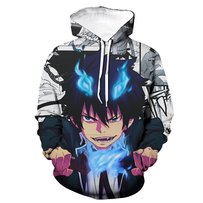Buy Blue Exorcist - Different Characters 3D Hoodies (5 Designs ...