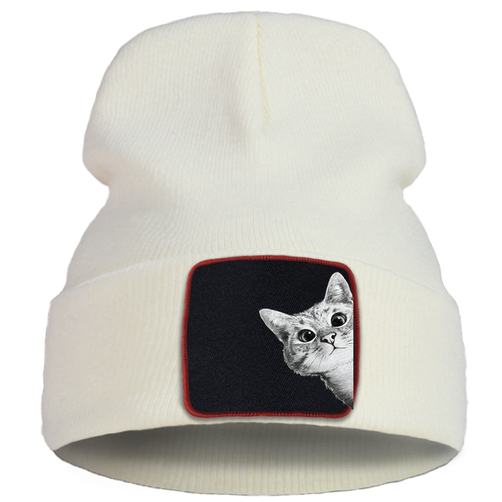 Adorable and Funny Cats Themed Comfortable Beanie Hats (15+ Designs) Caps & Hats