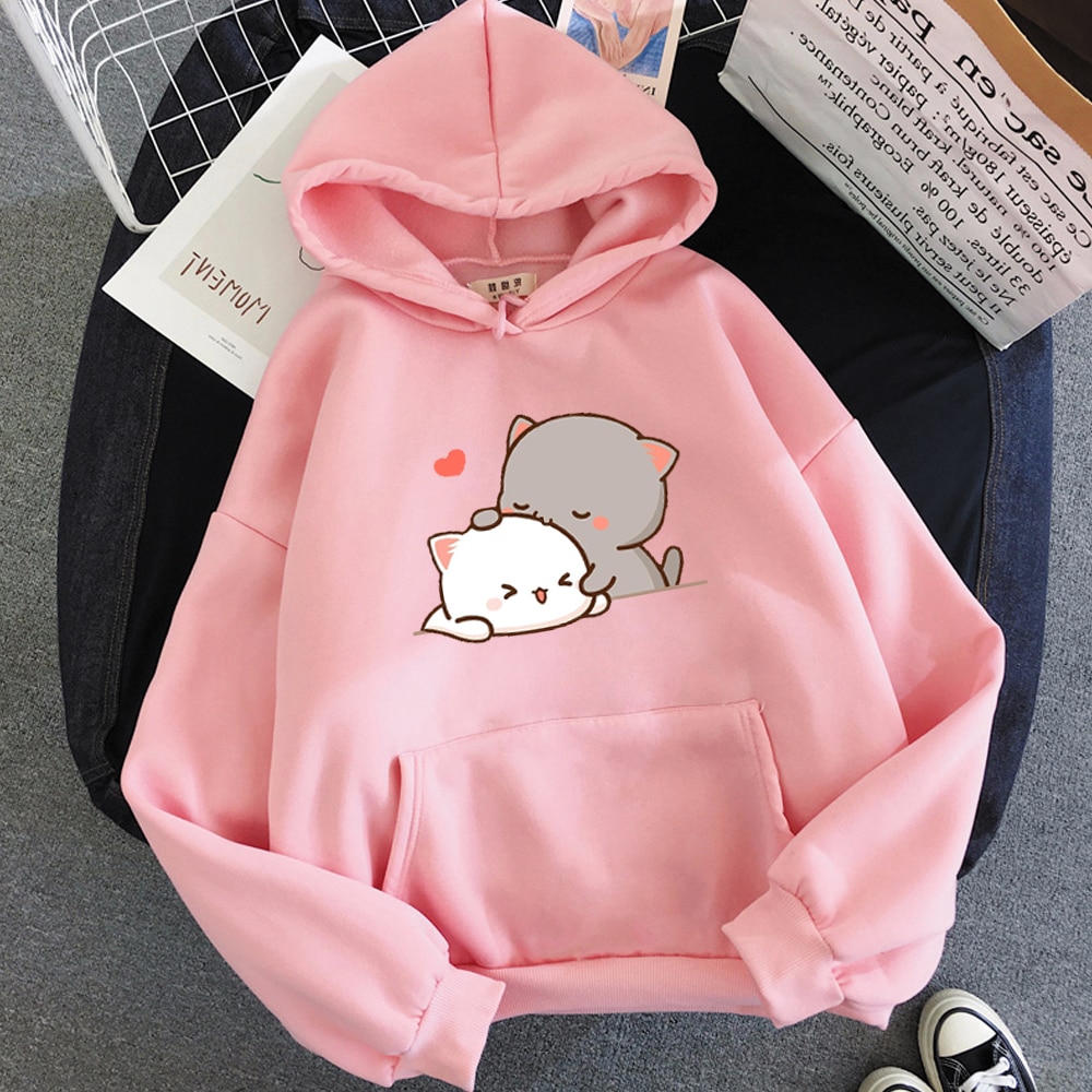 Couple Cat Kawaii and Comfortable Hoodies (10+ Designs) Hoodies & Sweatshirts