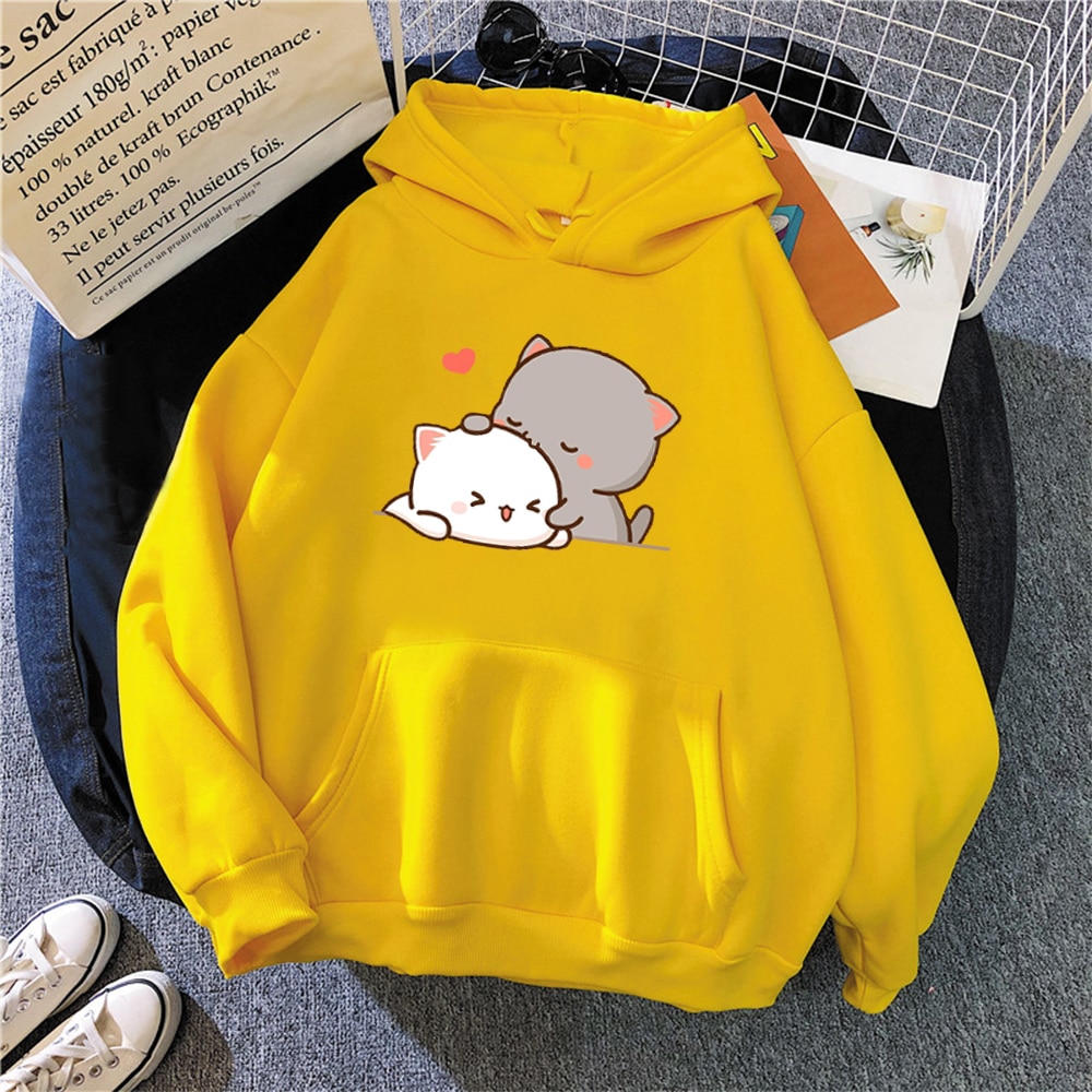 Couple Cat Kawaii and Comfortable Hoodies (10+ Designs) Hoodies & Sweatshirts