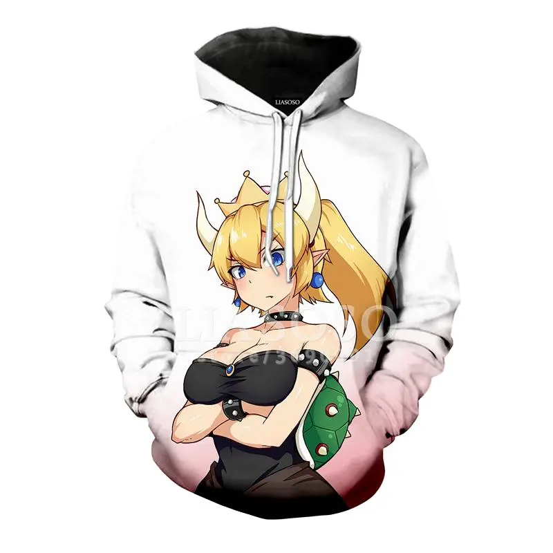 Bowsette 2024 ahegao hoodie