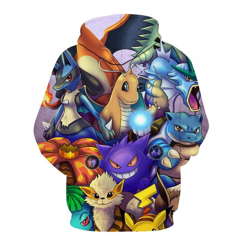 Pokemon – Various Cute Pokemons Themed Warm Hoodies (15+ Designs) Hoodies & Sweatshirts