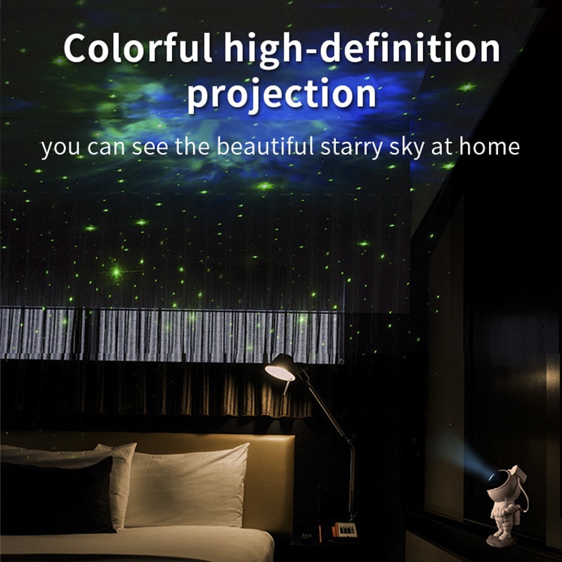 Astronaut Themed Universe Star Projector (8 Effects) Lamps
