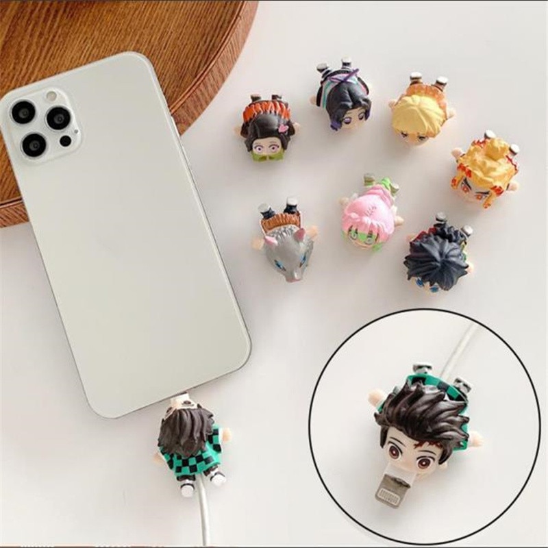 Demon Slayer – Different Characters Themed Charging Cable Protective Covers (8 Designs) Phone Accessories