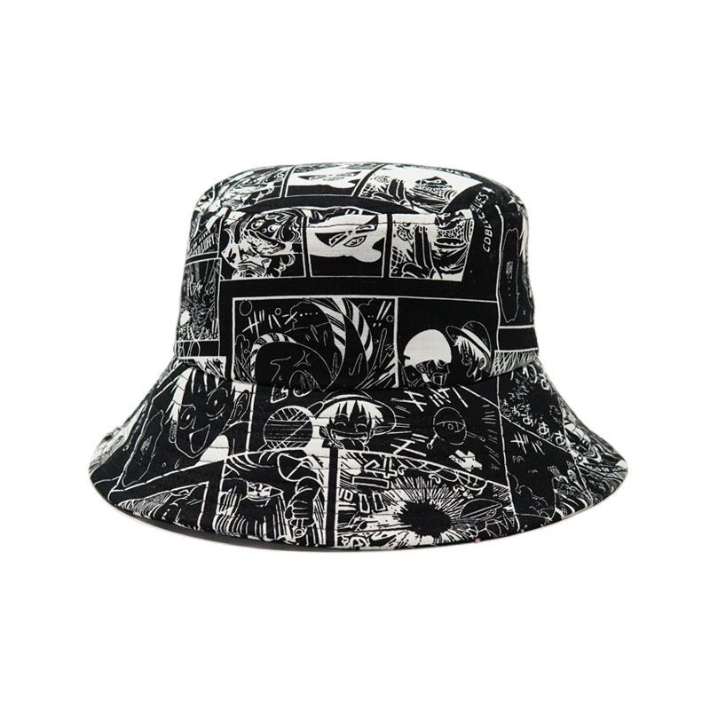 One Piece – Luffy Themed Summer Fisherman or Bucket Hat (4 Designs) Caps & Hats
