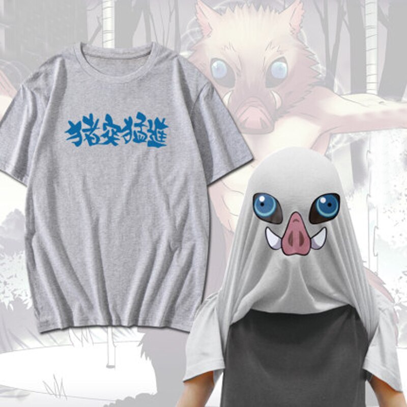 Demon Slayer – Hashibira Inosuke Cosplay Reverse T-Shirt T-Shirts & Tank Tops