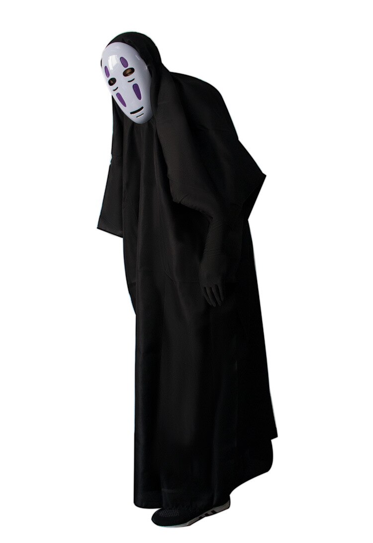 Spirited Away – No Face Man Themed Full Body Costume with Mask (3 Designs) Cosplay & Accessories