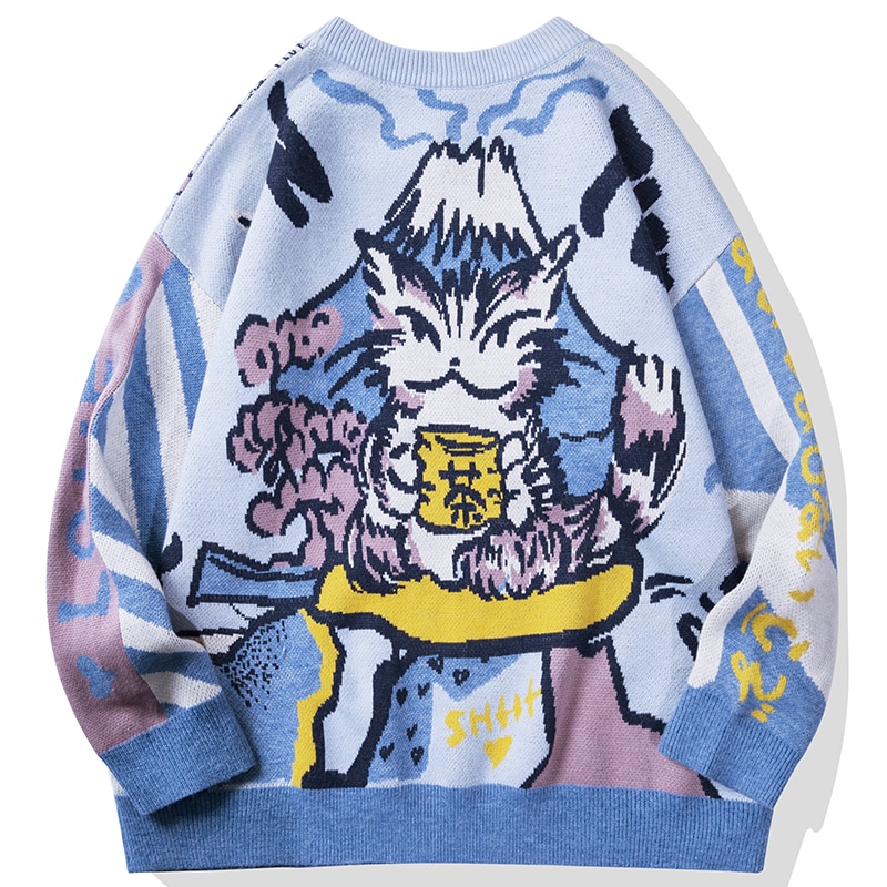 Harajuku Art-Themed Sweater Hoodies & Sweatshirts