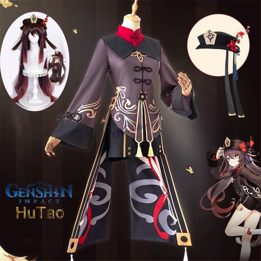Genshin Impact – Hu Tao Full Body Realistic Cosplay Costume (3 Designs) Cosplay & Accessories