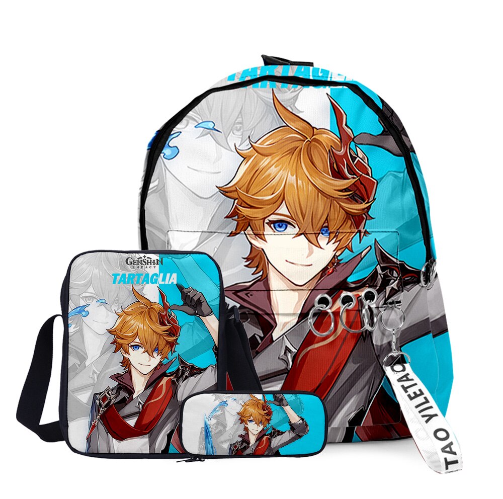 Genshin Impact – Different Characters Themed Schoolbags (20+ Designs) Bags & Backpacks