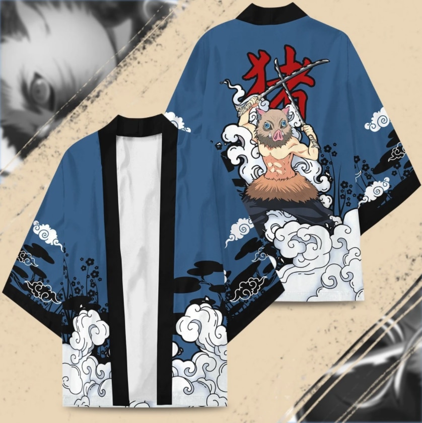 Demon Slayer – Inosuke Themed Funny Cloak Cardigan (Different Sizes) Jackets & Coats