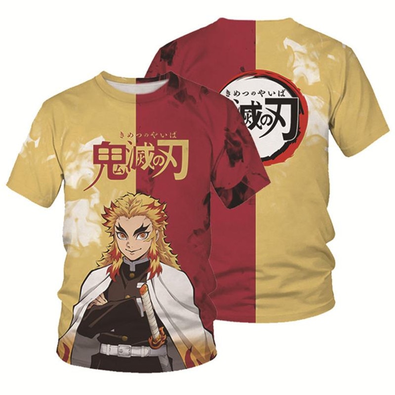 Demon Slayer – Different Characters Themed Stylish Printed T-Shirts (9 Designs) T-Shirts & Tank Tops